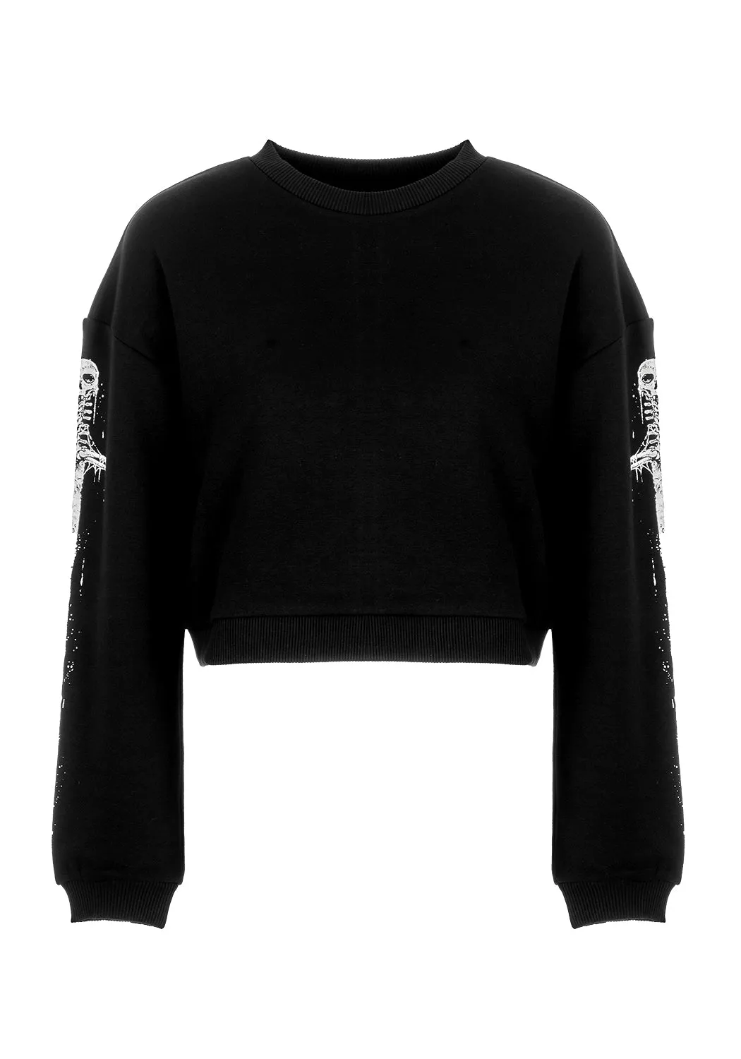 SMAUG LONG SLEEVE CROP SWEATER