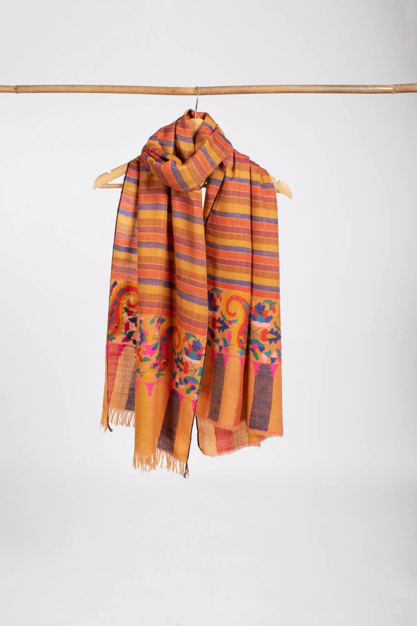 Stripes Kani Cashmere Neck Scarf - ORAIBI