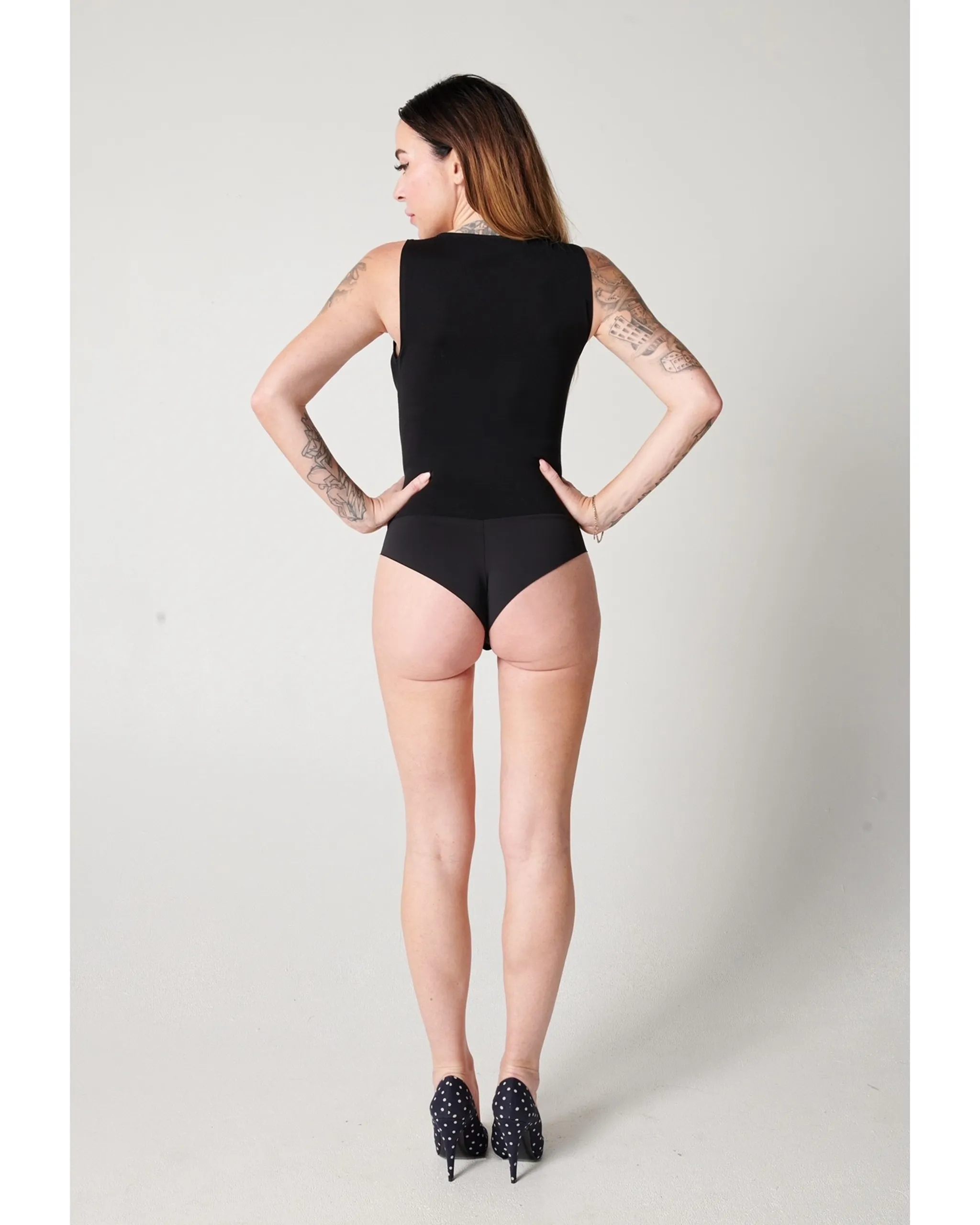 Suz Square Neck Tank Bodysuit