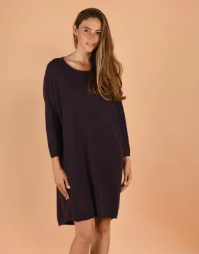 Tee Dress in Aubergine