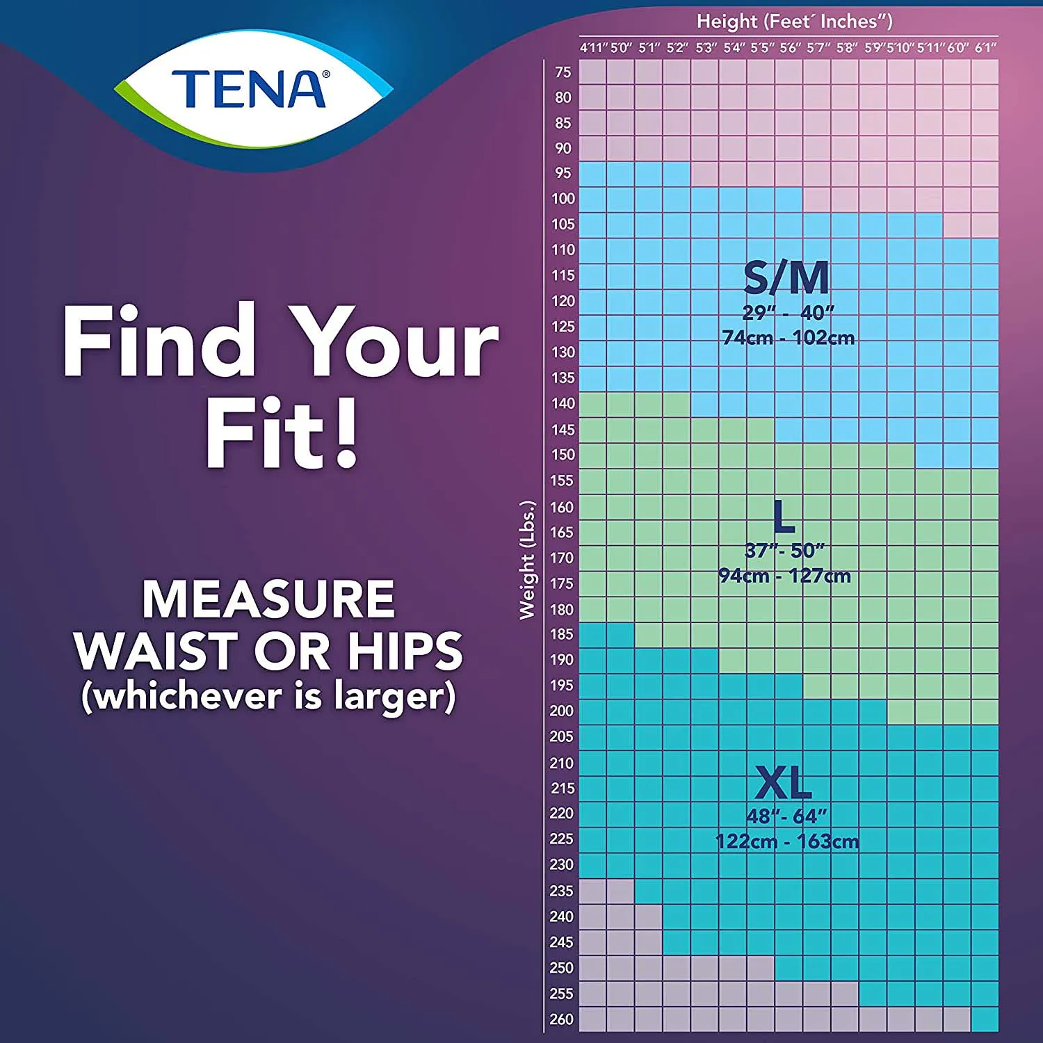 TENA Super Plus Incontinence Underwear for Women 48"- 64", Heavy Absorbency, X-Large