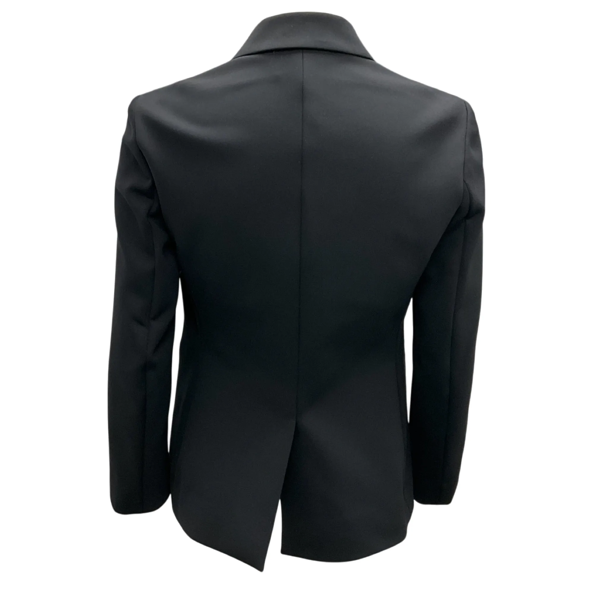 The Row Black Two-Button Scuba Blazer