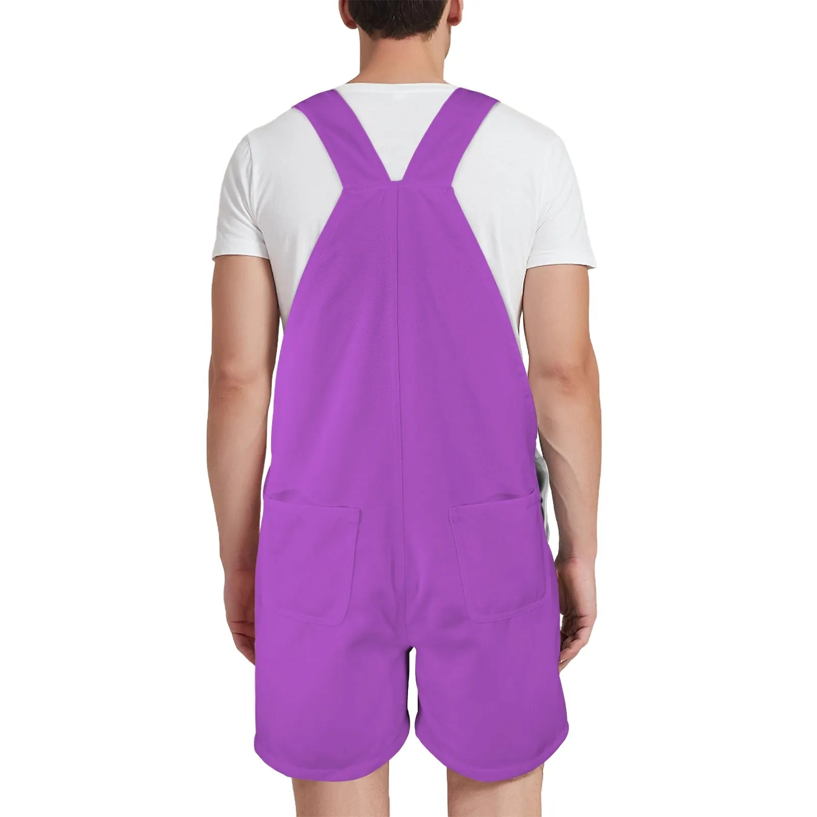 This is my 80's Costume Amethyst Unisex Shorts Suspender Jumpsuit