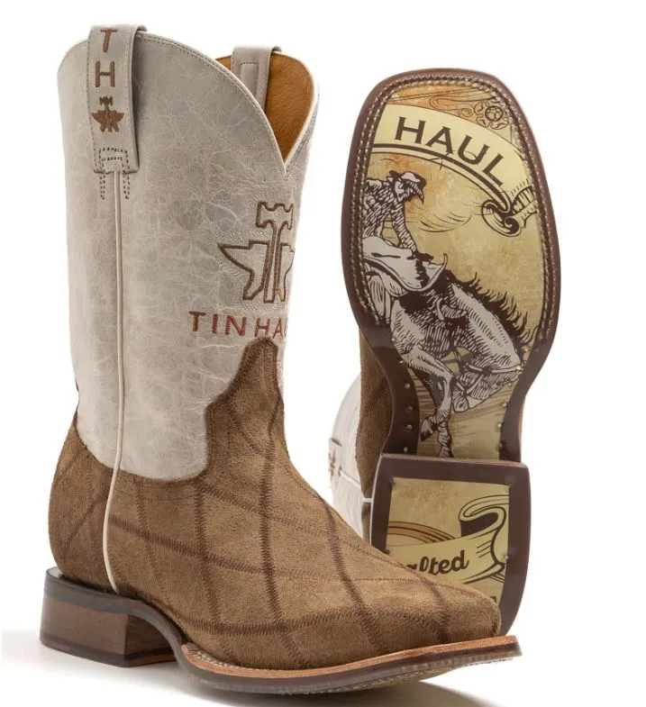 Tin Haul Men's Power Surge Western Boot - Square Toe - 14-020-0101-5001 BR