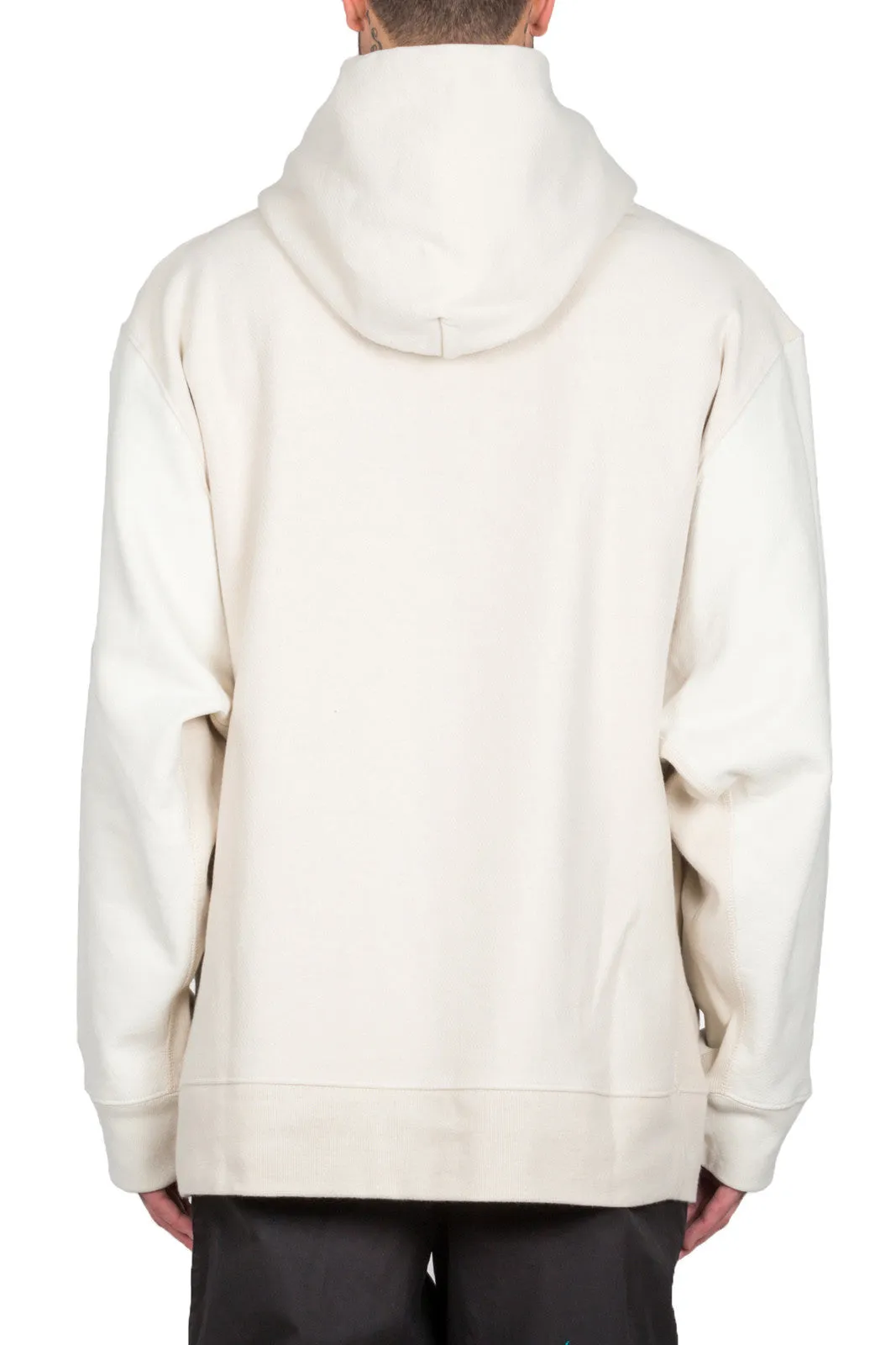 Two Tone Hoodie Off White