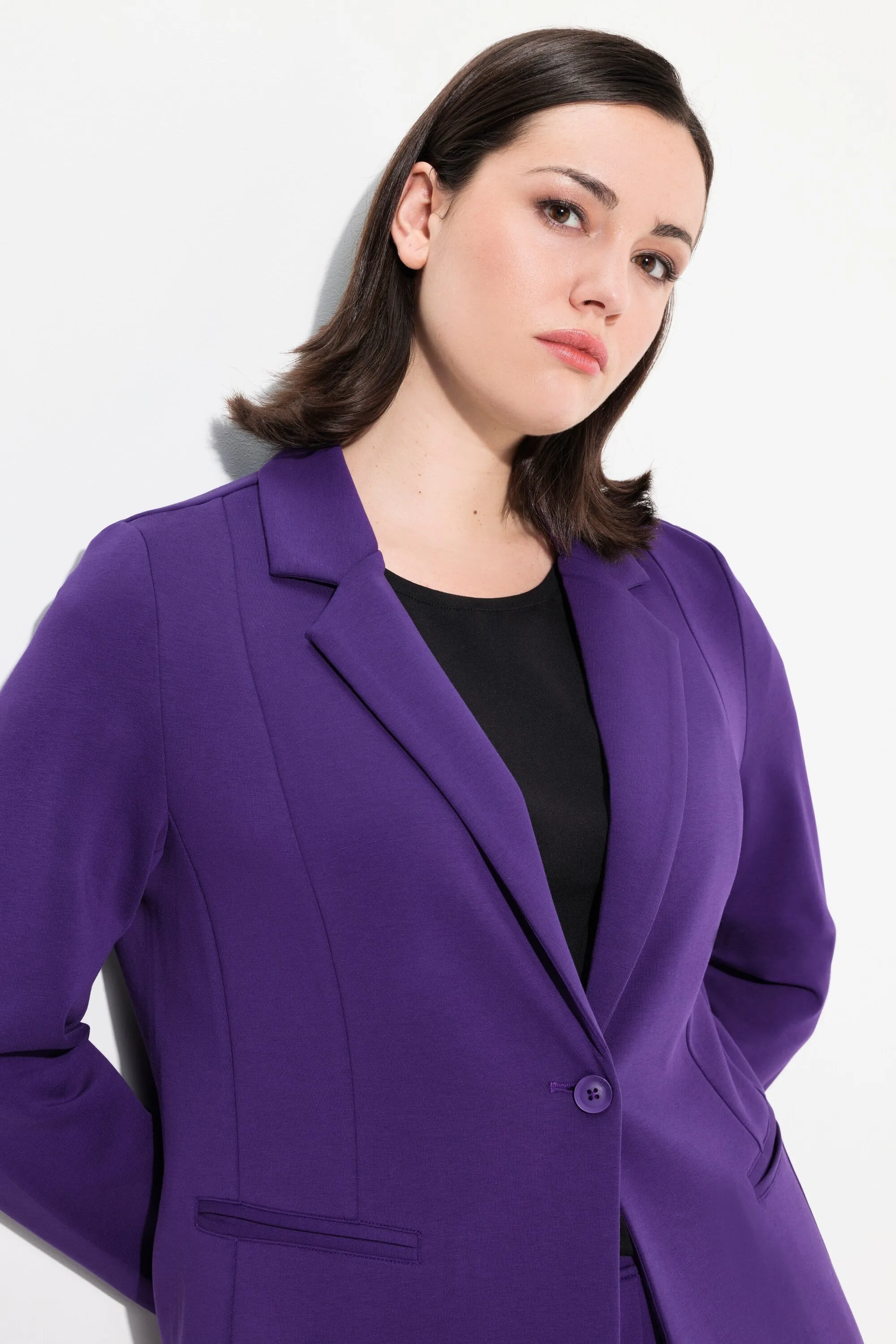 Ulla Popken Blazer in Purple