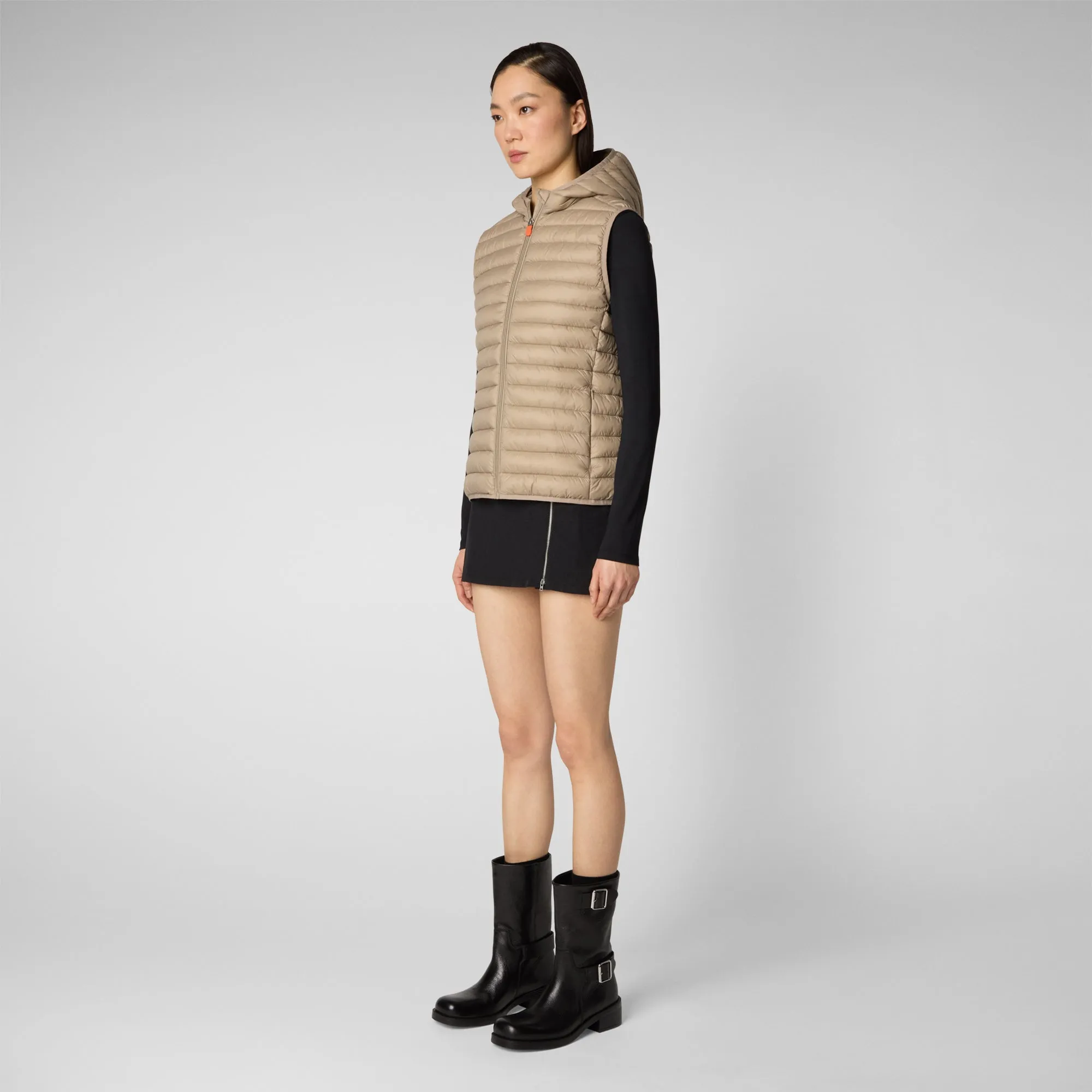 Women's Dia Vest in Dune Beige