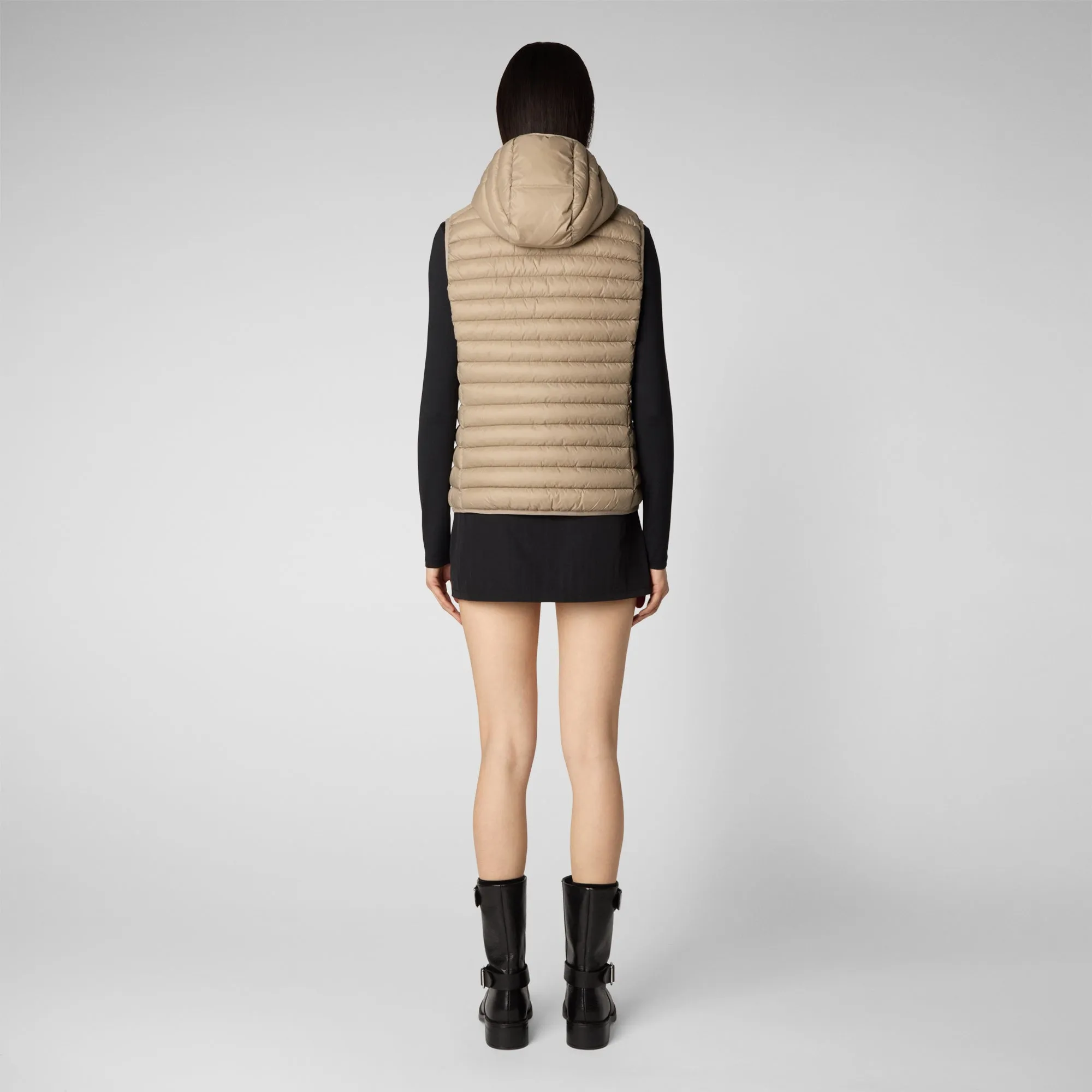 Women's Dia Vest in Dune Beige